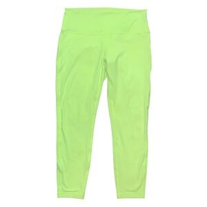 Lululemon Wunder Under legging 25" Inseam 31”waist Highlight Yellow Sz 12 thick